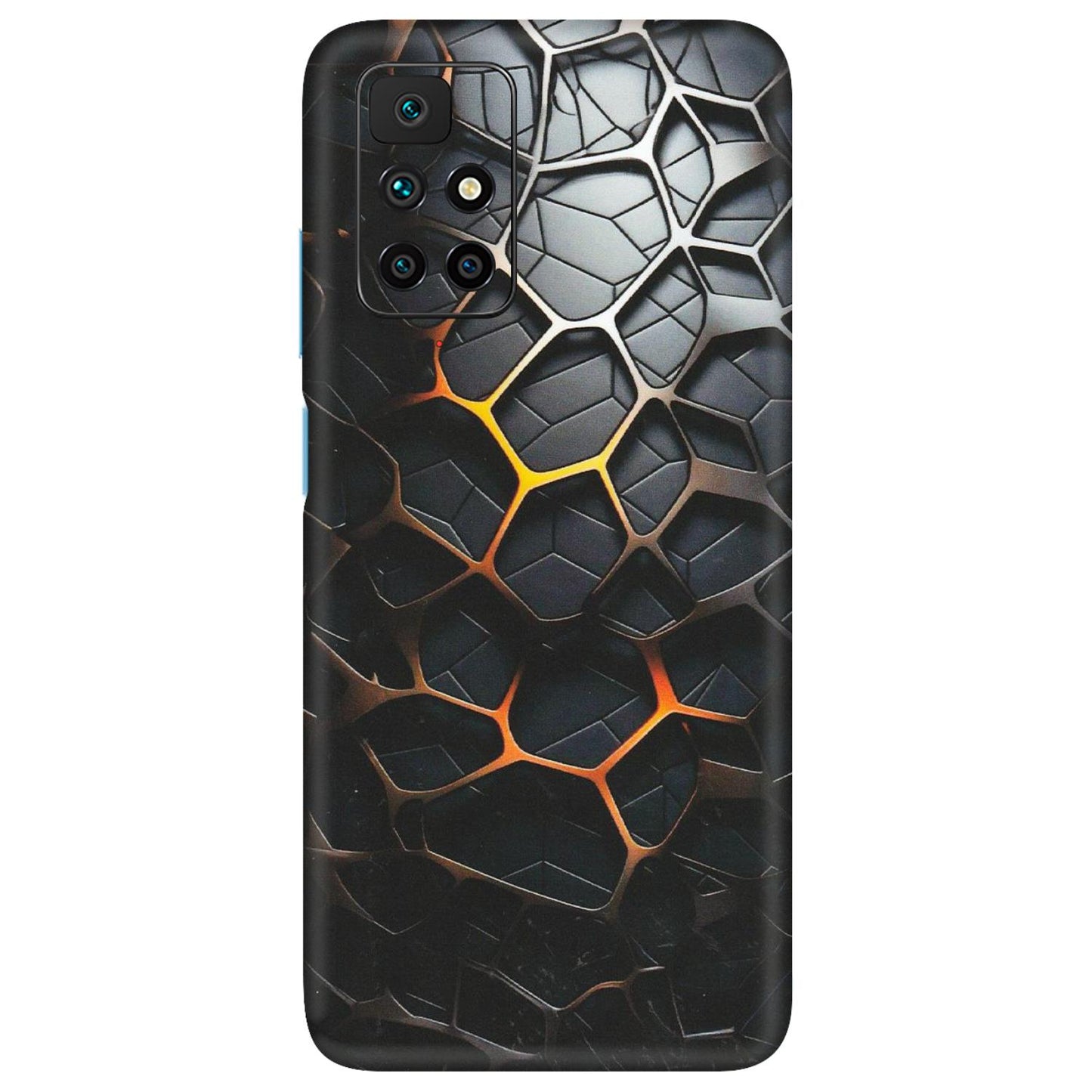 Xiaomi Redmi Phone Skins (All Models) - New Abstract Graphite Tiles - Matte Finish (M-130) Redmi 10 Prime