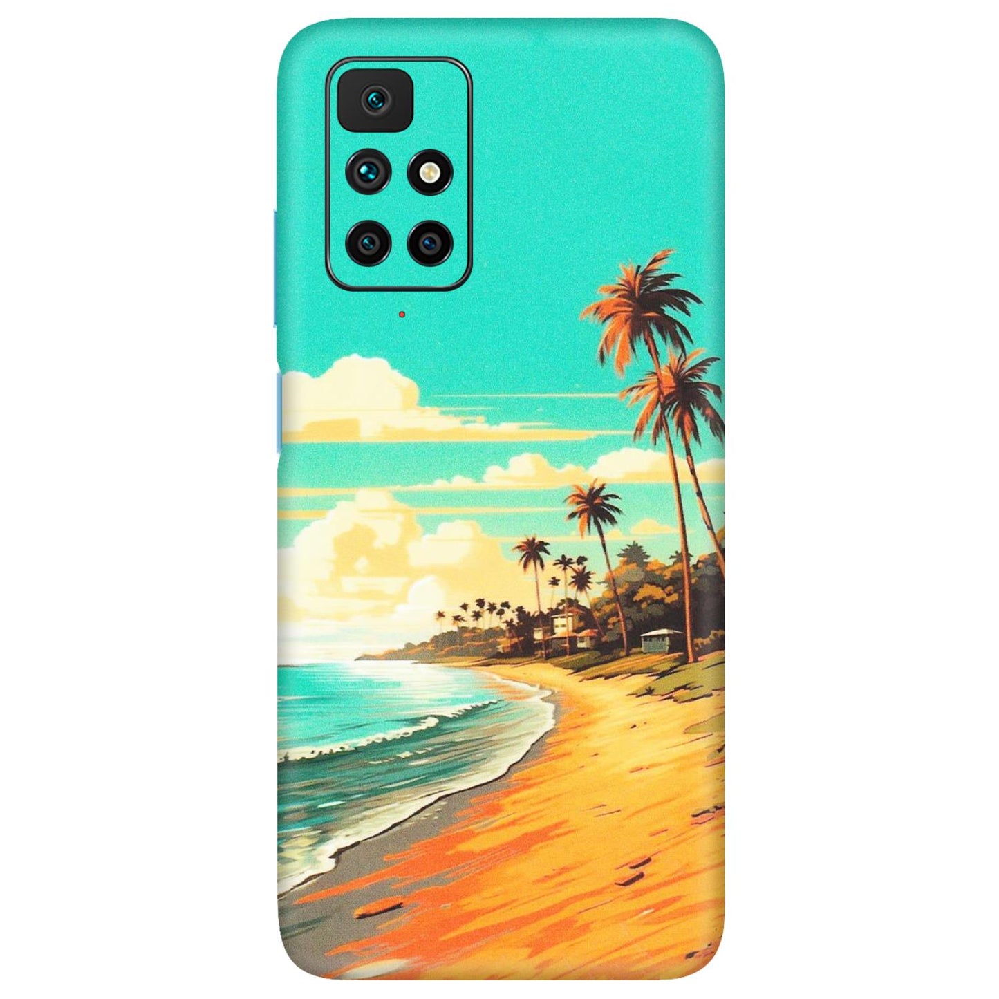 Xiaomi Redmi Phone Skins (All Models) - Miami Beach - Matte Finish (M-136) Redmi 10 Prime