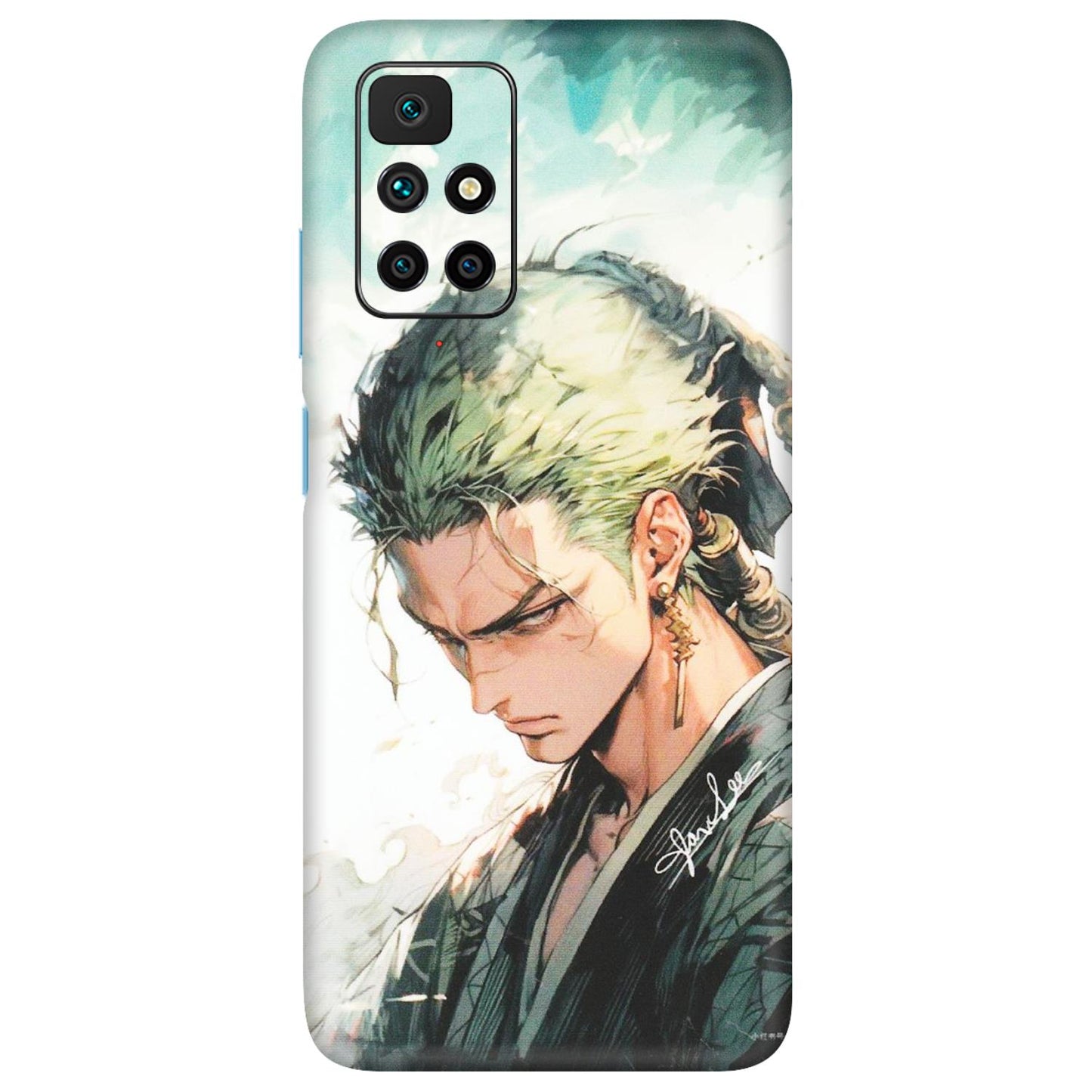 Xiaomi Redmi Phone Skins (All Models) - Pirate Hunter One Piece Anime - Matte Finish (M-157) Redmi 10 Prime
