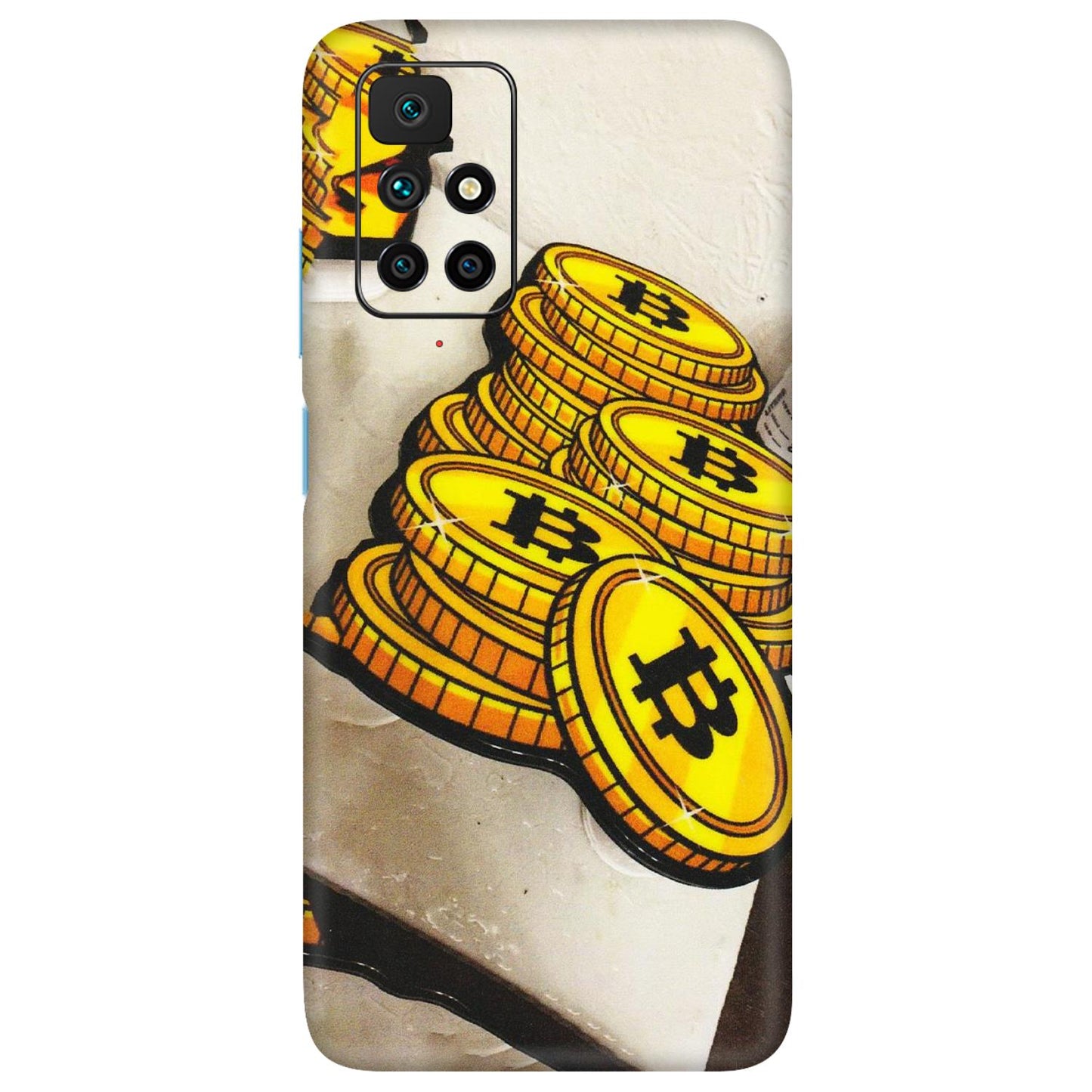 Xiaomi Redmi Phone Skins (All Models) - Billionaire Bitcoin Collection - Matte Finish (M-92) Redmi 10 Prime