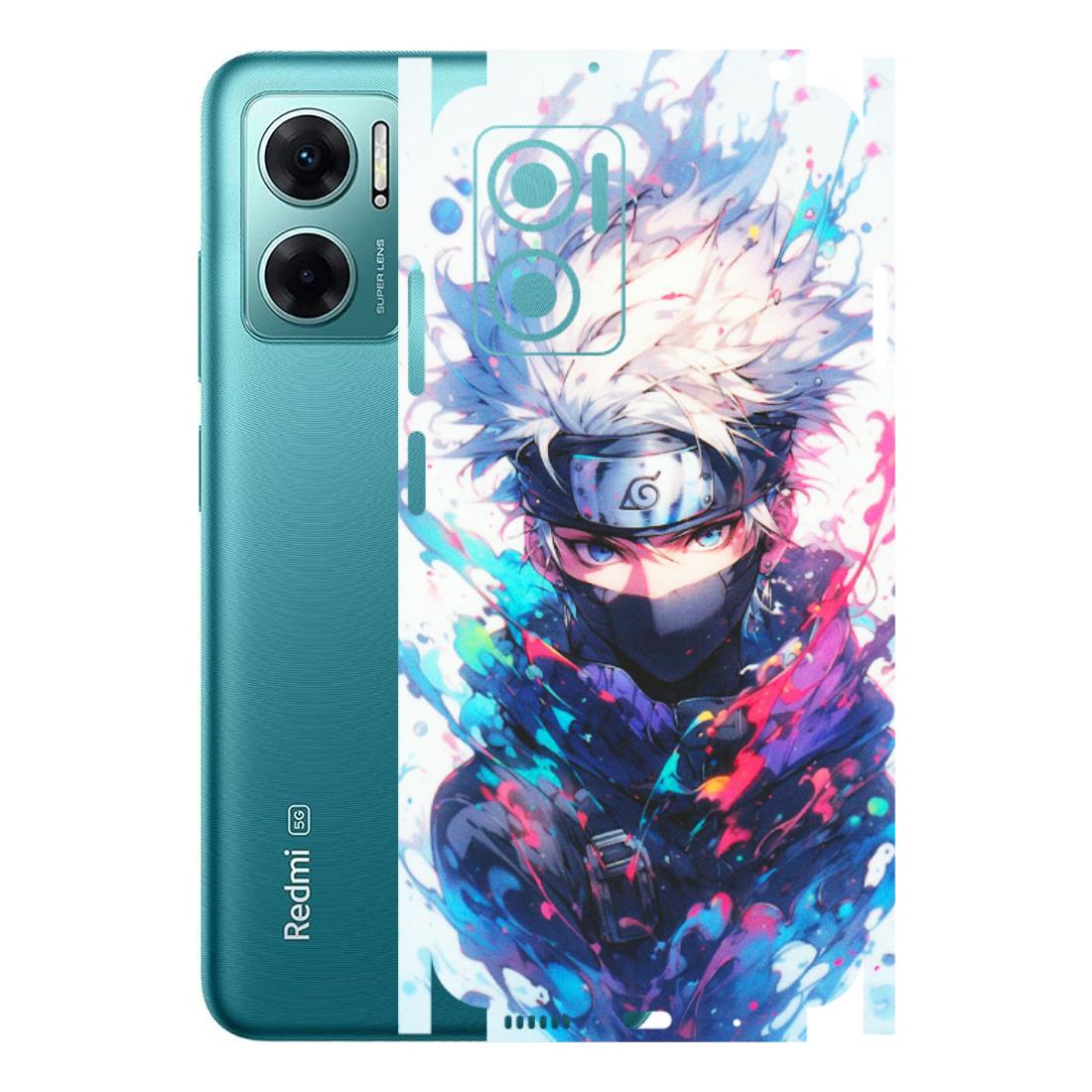 Xiaomi Redmi Phone Skins (All Models) - Naruto Face Mask - Matte Finish (M-03) Redmi 11 Prime 5G
