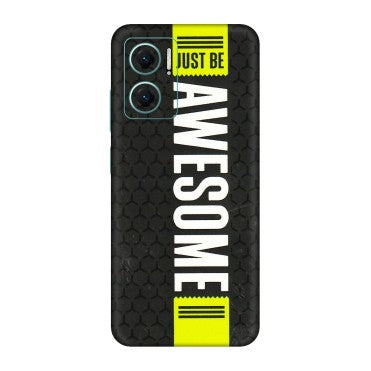 Xiaomi Redmi Phone Skins (All Models) - Just Be Awesome - 3D Embossed Finish (L-101) Redmi 11 Prime 5G