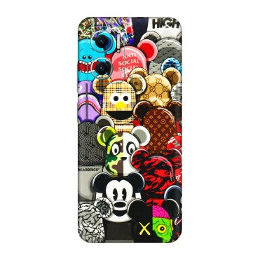 Xiaomi Redmi Phone Skins (All Models) - More Mickey Mouses - 3D Embossed Finish (L-118) Redmi 11 Prime 5G