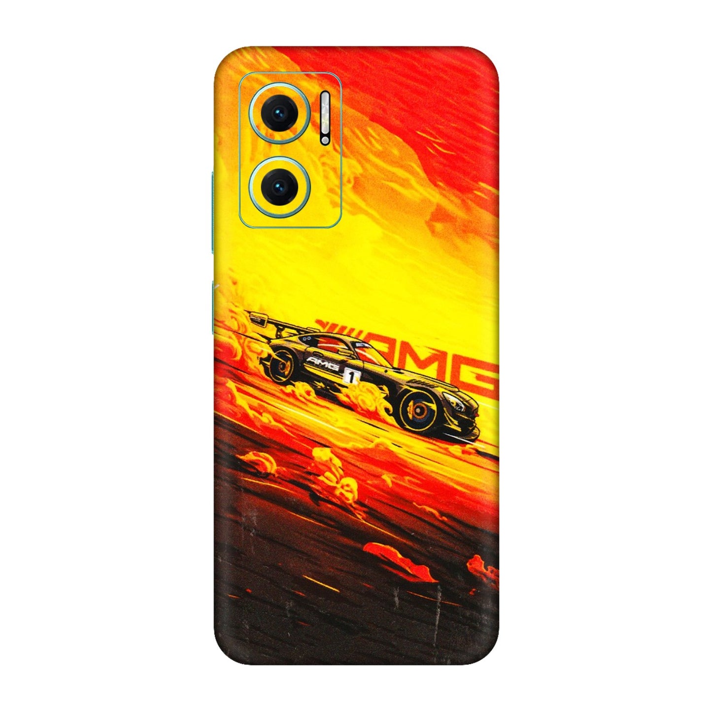 Xiaomi Redmi Phone Skins (All Models) - AMG Car Speed Cover - 3D Embossed Finish (L-256) Redmi 11 Prime 5G