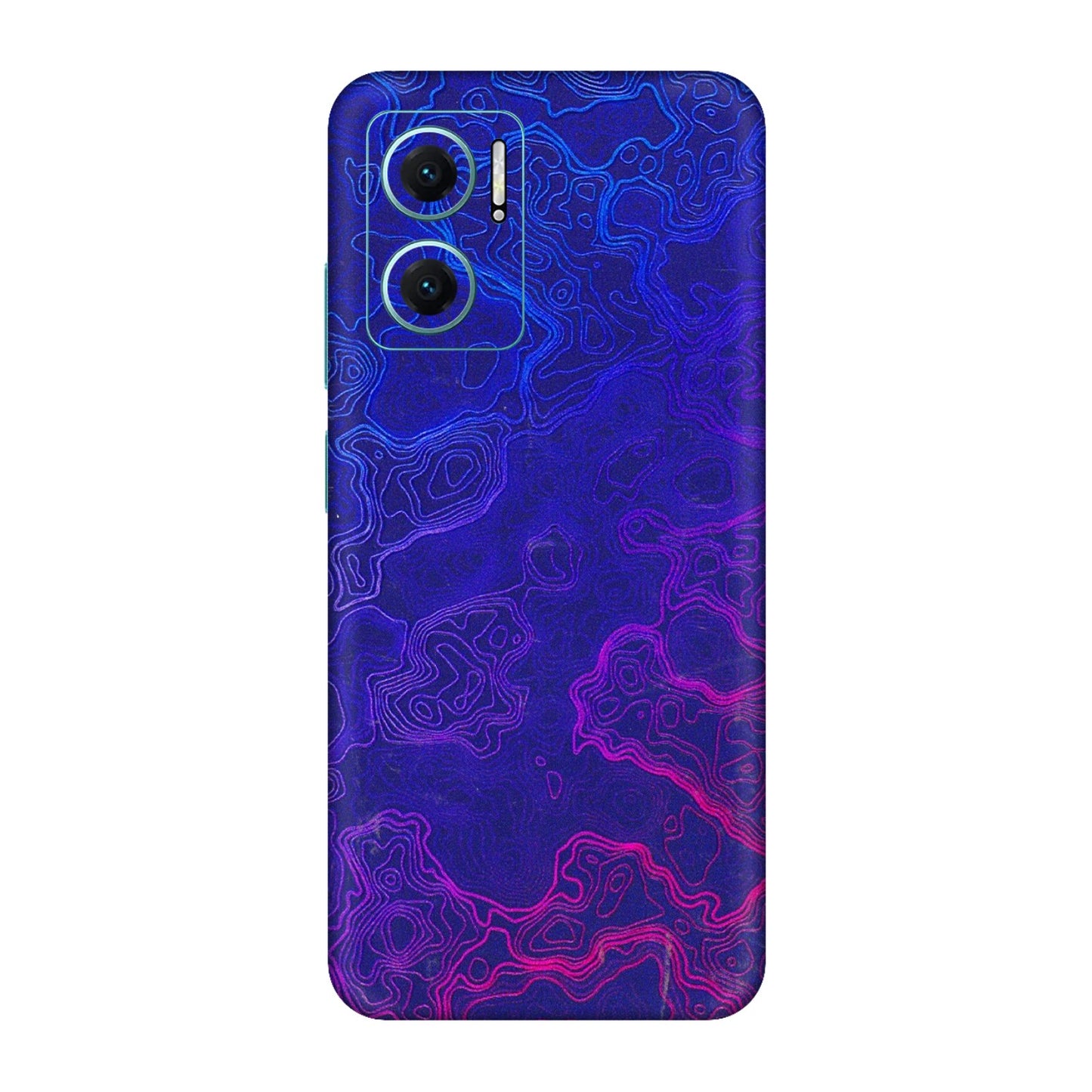 Xiaomi Redmi Phone Skins (All Models) - Purple Ripples Swirl - 3D Embossed Finish (L-314) Redmi 11 Prime 5G