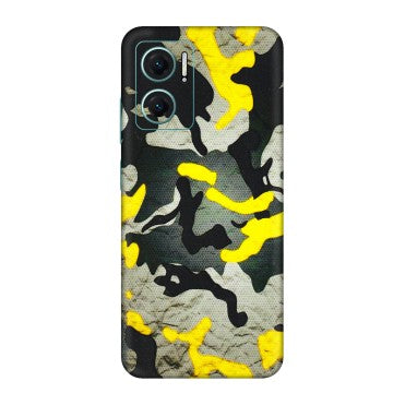 Xiaomi Redmi Phone Skins (All Models) - Yellow Camouflage - 3D Embossed Finish (L-61) Redmi 11 Prime 5G