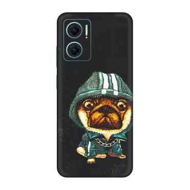 Xiaomi Redmi Phone Skins (All Models) - Puppy N Hoodie - 3D Embossed Finish (L-90) Redmi 11 Prime 5G