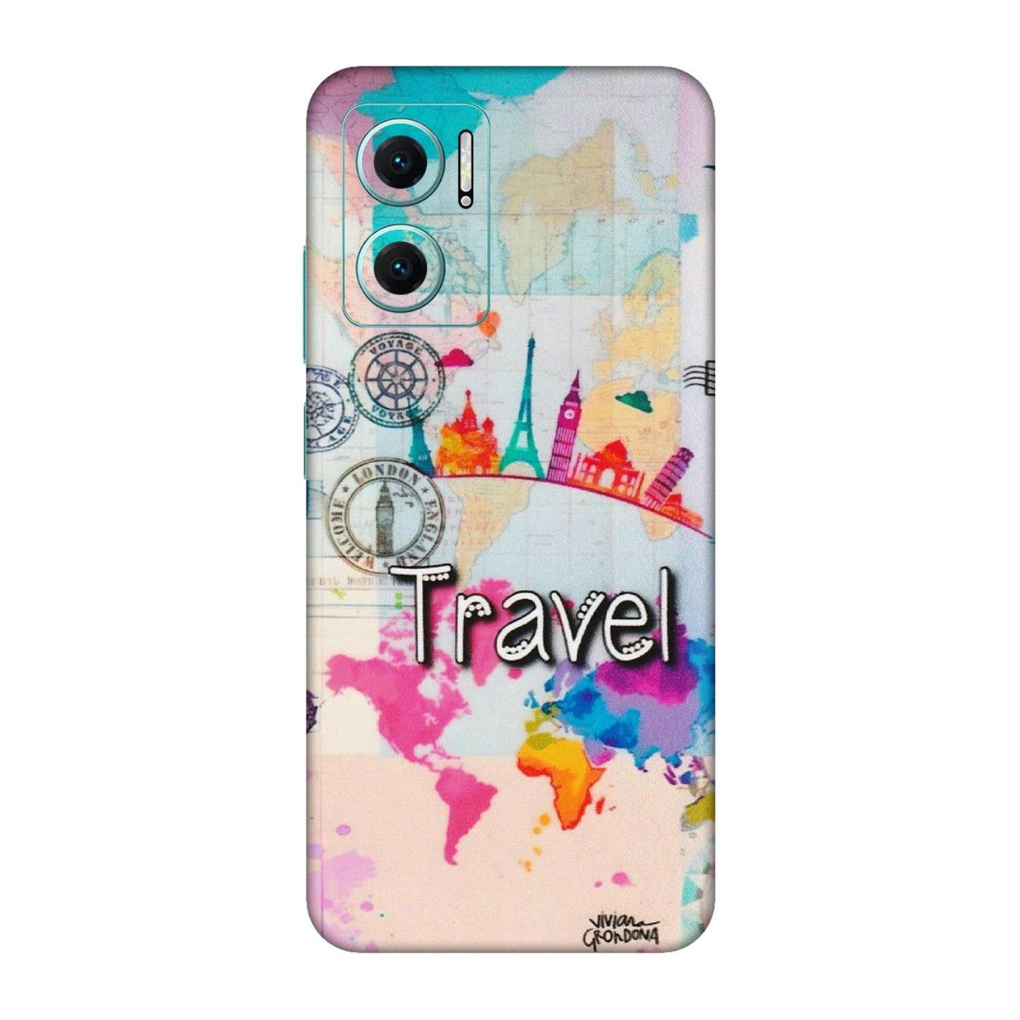 Xiaomi Redmi Phone Skins (All Models) - Travel The Wonders - Matte Finish (M-108) Redmi 11 Prime 5G