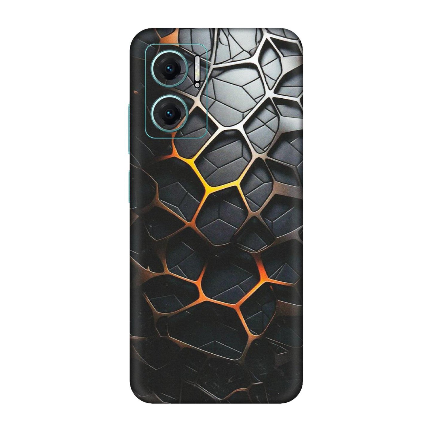 Xiaomi Redmi Phone Skins (All Models) - New Abstract Graphite Tiles - Matte Finish (M-130) Redmi 11 Prime 5G