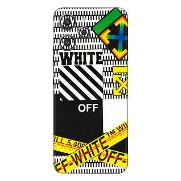 Xiaomi Redmi Phone Skins (All Models) - White Off Abstract - 3D Embossed Finish (L-172) Redmi 12 4G