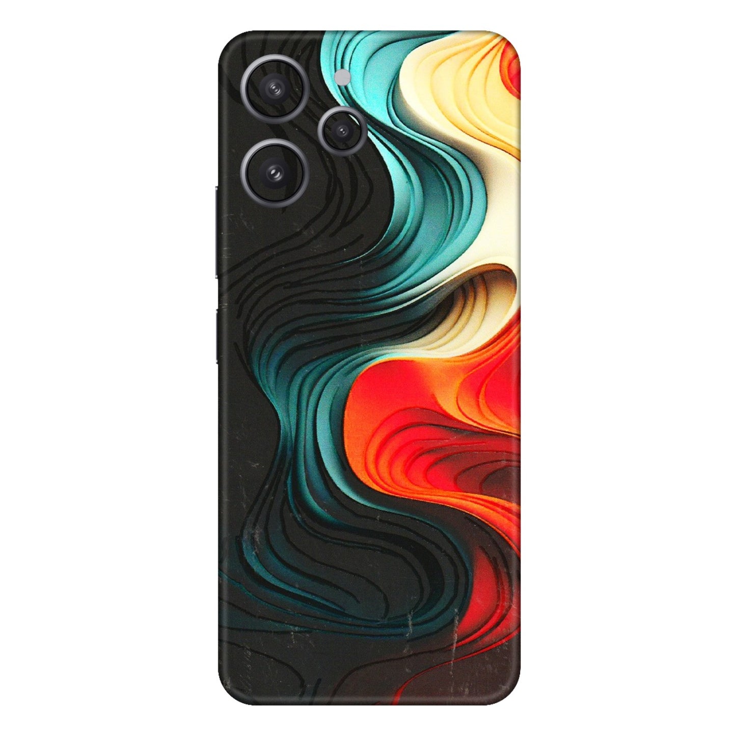 Xiaomi Redmi Phone Skins (All Models) - The Silky Swirl - 3D Embossed Finish (L-240) Redmi 12 4G