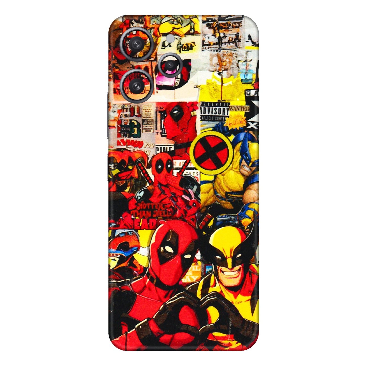 Xiaomi Redmi Phone Skins (All Models) - Spidy Wolverine - 3D Embossed Finish (L-310) Redmi 12 4G