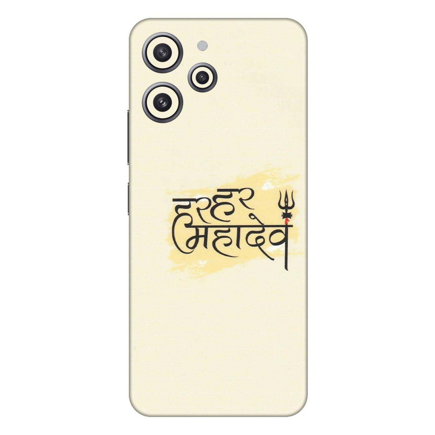 Xiaomi Redmi Phone Skins (All Models) - Har Har Mahadev - Matte Finish (M-10) Redmi 12 4G