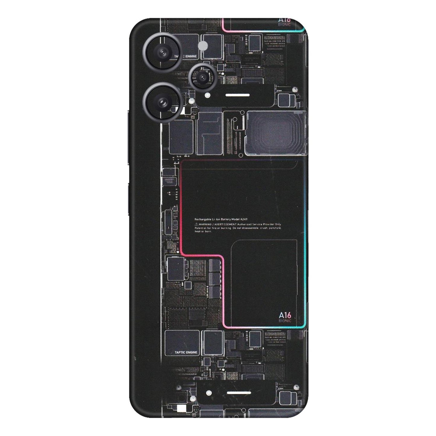Xiaomi Redmi Phone Skins (All Models) - Motherboard Circuit Layout - Matte Finish (M-117) Redmi 12 4G