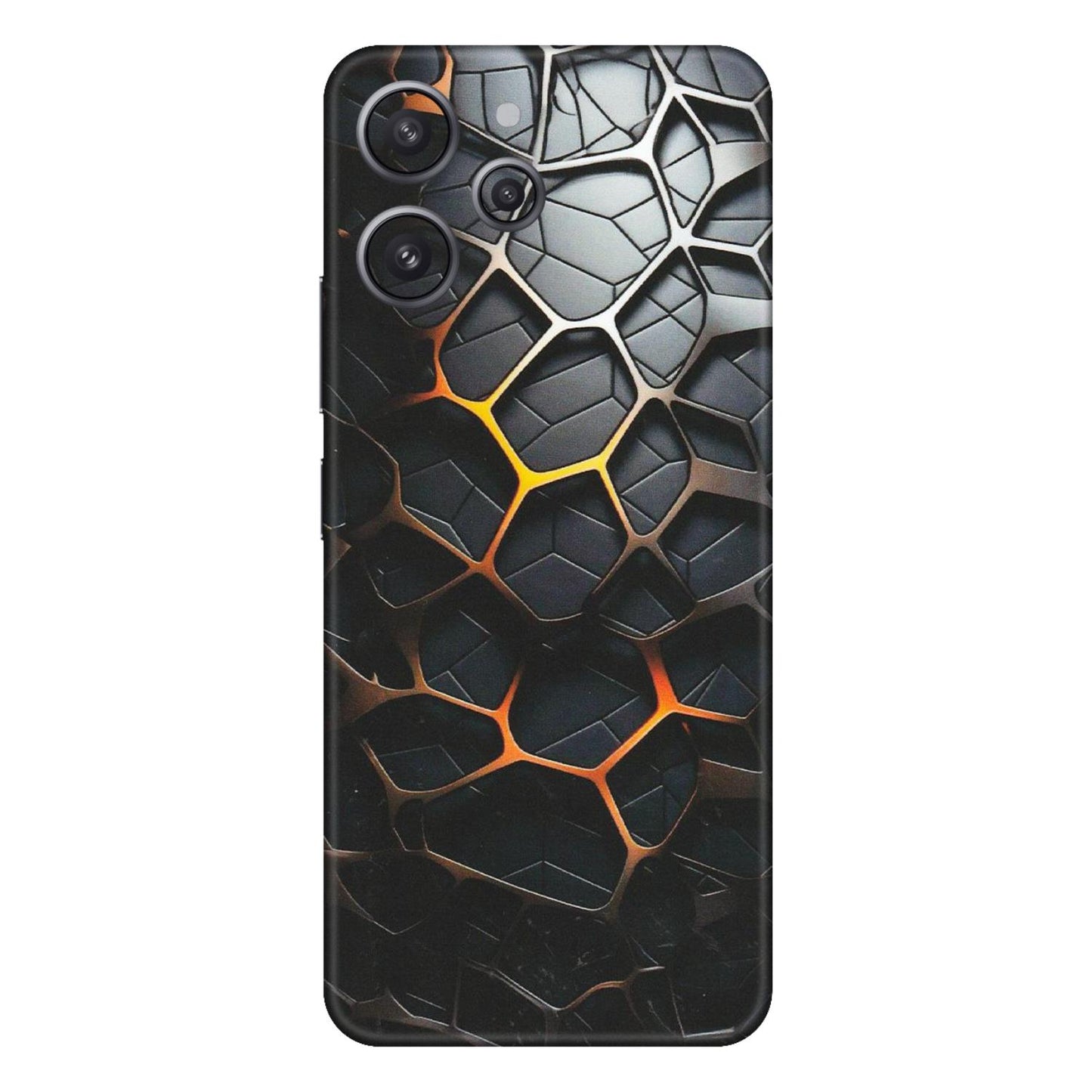 Xiaomi Redmi Phone Skins (All Models) - New Abstract Graphite Tiles - Matte Finish (M-130) Redmi 12 4G
