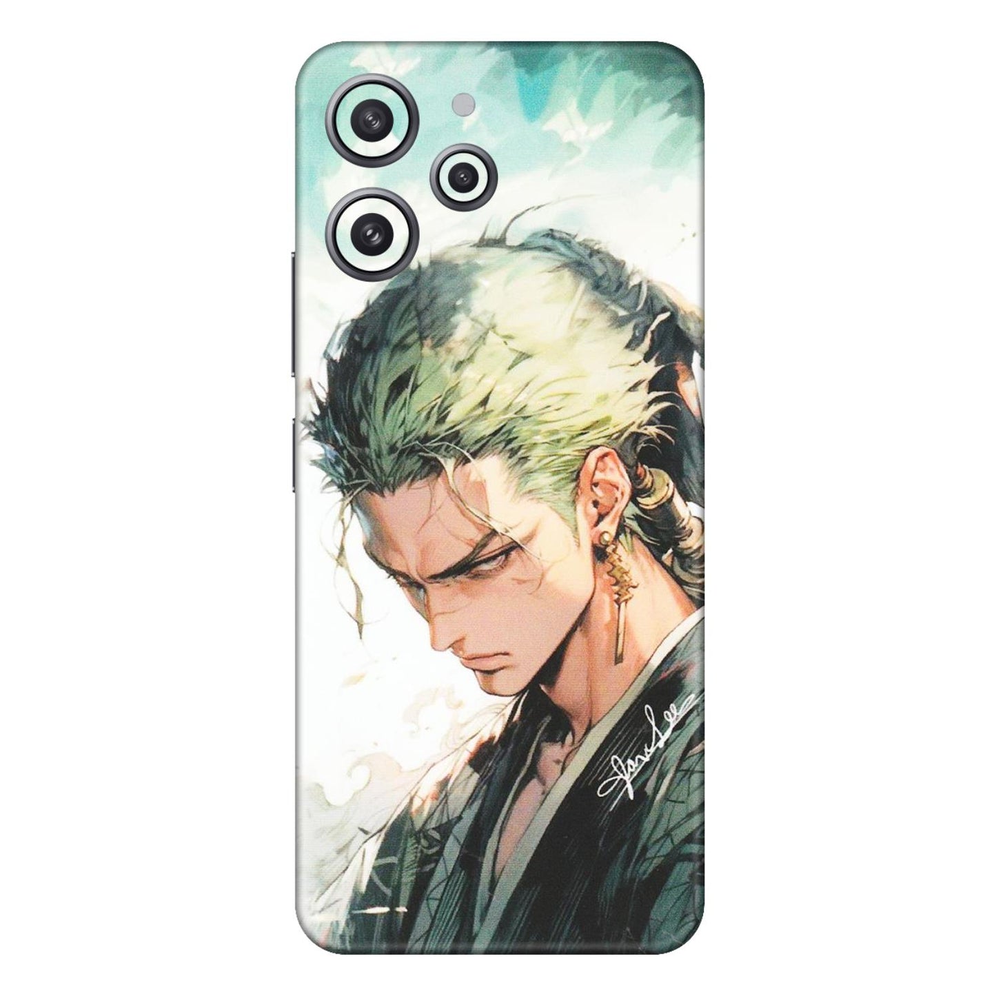 Xiaomi Redmi Phone Skins (All Models) - Pirate Hunter One Piece Anime - Matte Finish (M-157) Redmi 12 4G