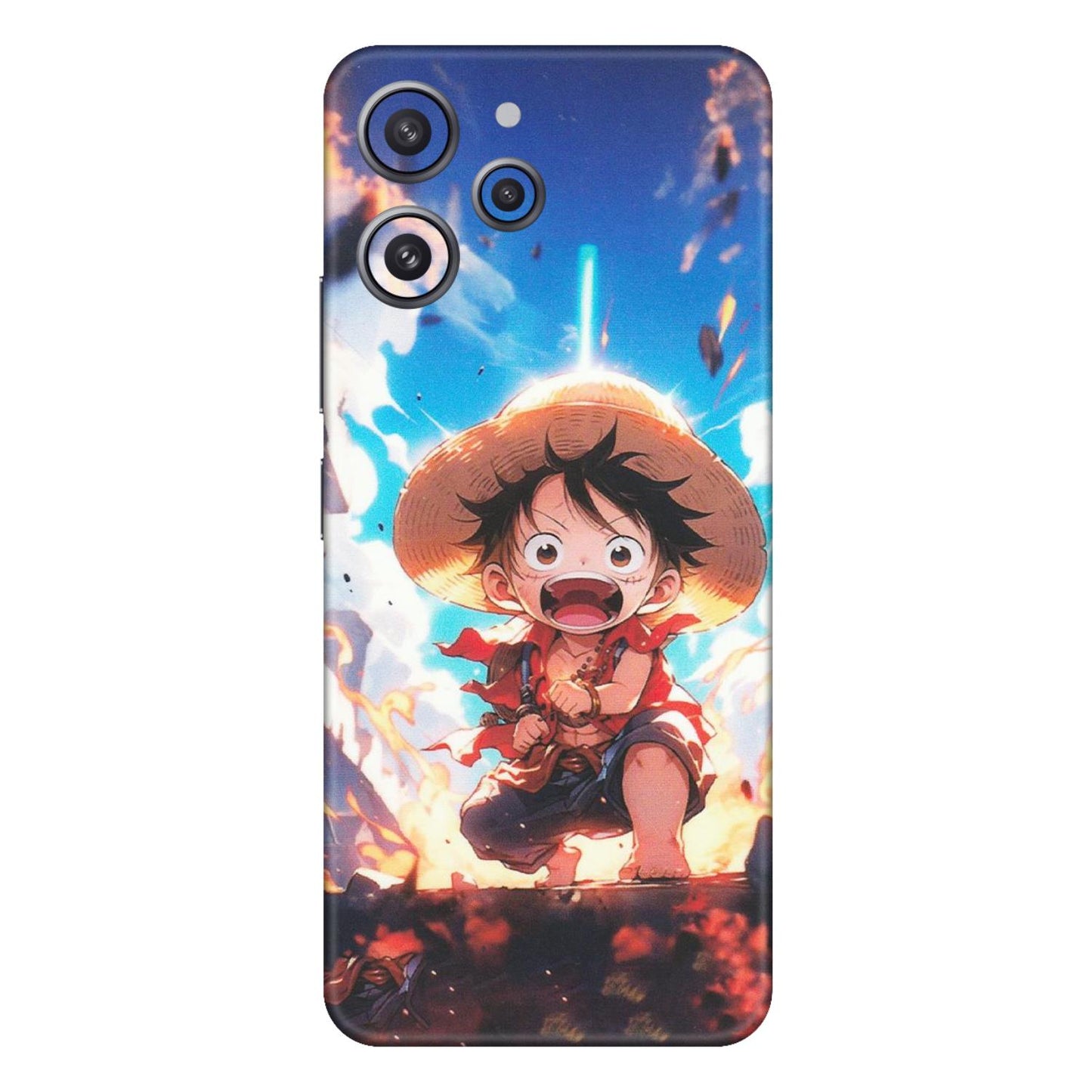 Xiaomi Redmi Phone Skins (All Models) - Toon One Piece Cute Character - Matte Finish (M-35) Redmi 12 4G