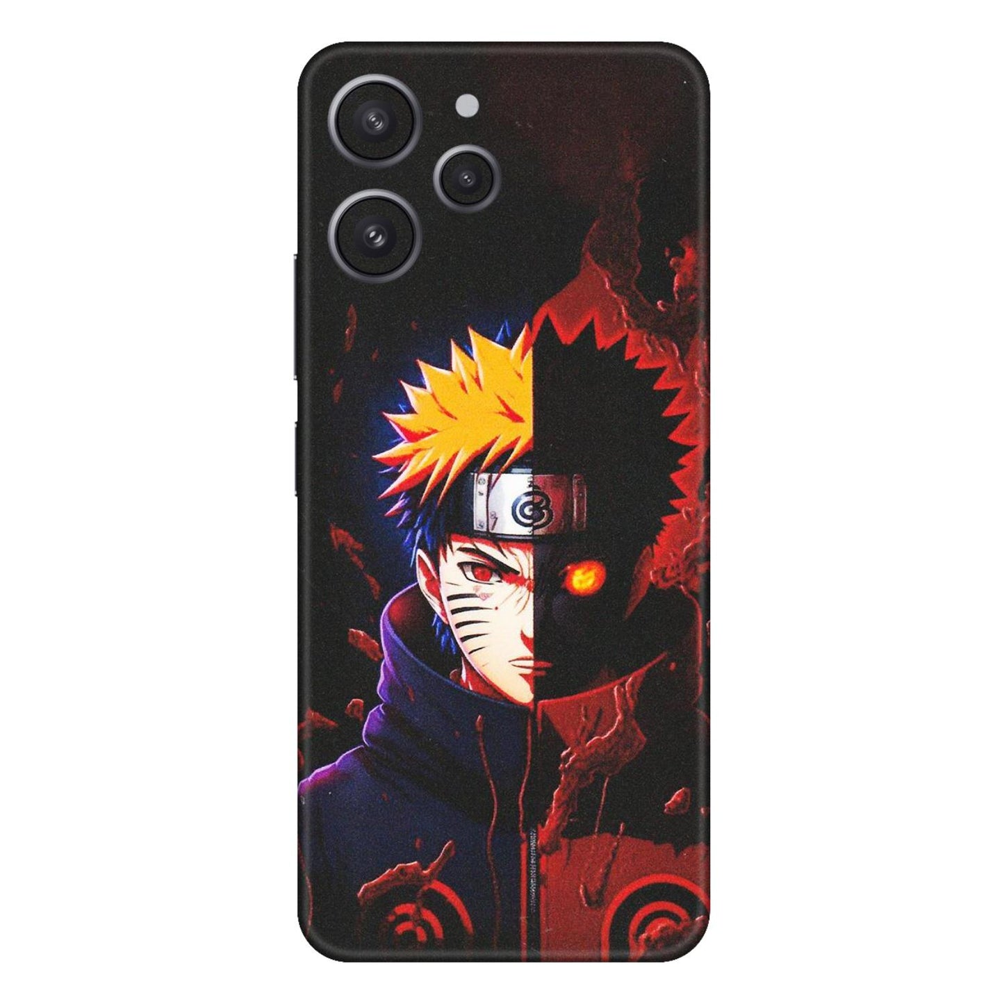 Xiaomi Redmi Phone Skins (All Models) - Naruto X Evil - Matte Finish (M-70) Redmi 12 4G
