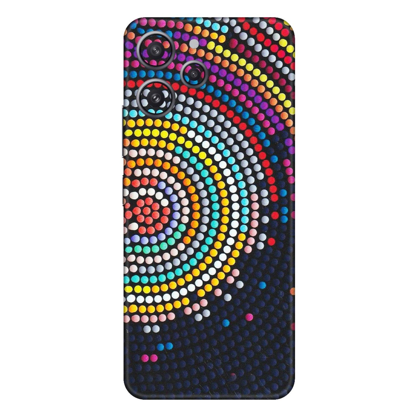 Xiaomi Redmi Phone Skins (All Models) - Rainbow Dot Mandala - Matte Finish (M-97) Redmi 12 4G
