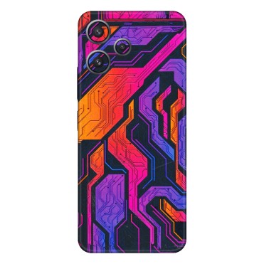 Xiaomi Redmi Phone Skins (All Models) - Tech Circuits Futuristic - 3D Embossed Finish (L-07) Redmi 12 5G