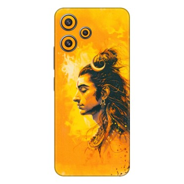 Xiaomi Redmi Phone Skins (All Models) - Shiv Shakti - 3D Embossed Finish (L-14) Redmi 12 5G