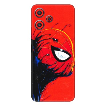 Xiaomi Redmi Phone Skins (All Models) - Spiderman Face Venom - 3D Embossed Finish (L-165) Redmi 12 5G