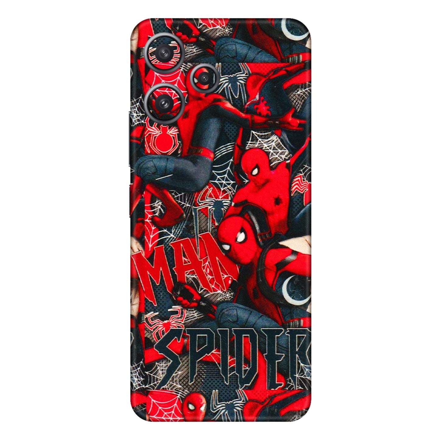 Xiaomi Redmi Phone Skins (All Models) - SpiderMan Cool - 3D Embossed Finish (L-188) Redmi 12 5G