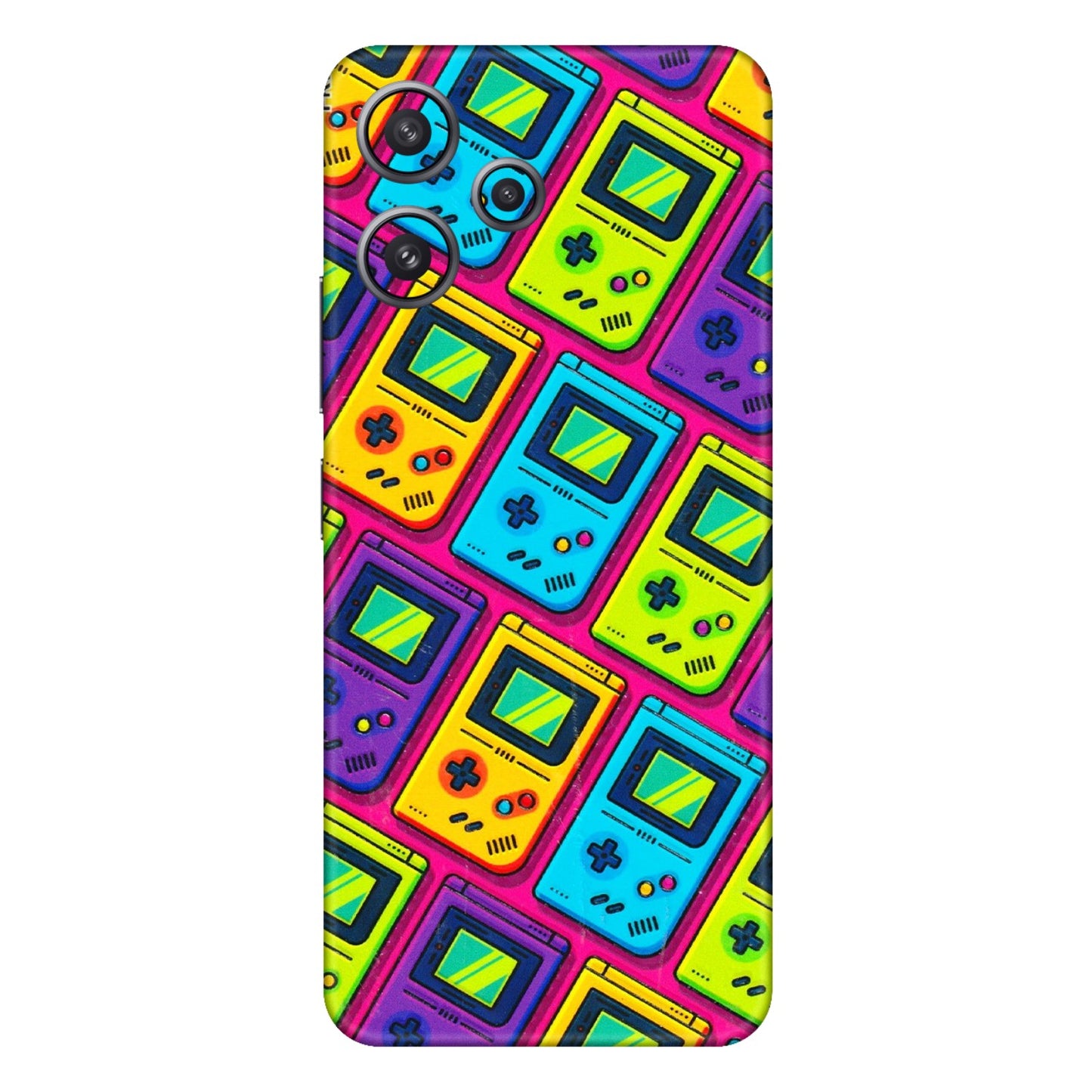 Xiaomi Redmi Phone Skins (All Models) - Gameboy Colourful - 3D Embossed Finish (L-266) Redmi 12 5G