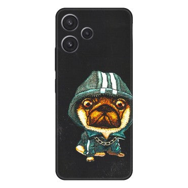Xiaomi Redmi Phone Skins (All Models) - Puppy N Hoodie - 3D Embossed Finish (L-90) Redmi 12 5G