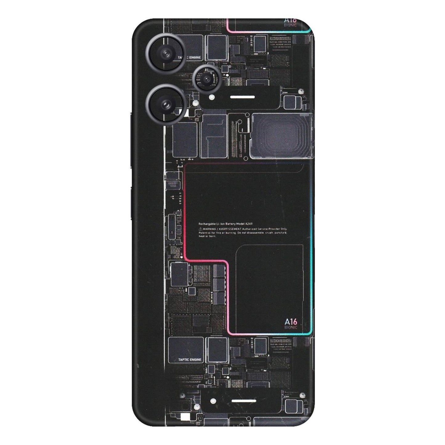 Xiaomi Redmi Phone Skins (All Models) - Motherboard Circuit Layout - Matte Finish (M-117) Redmi 12 5G