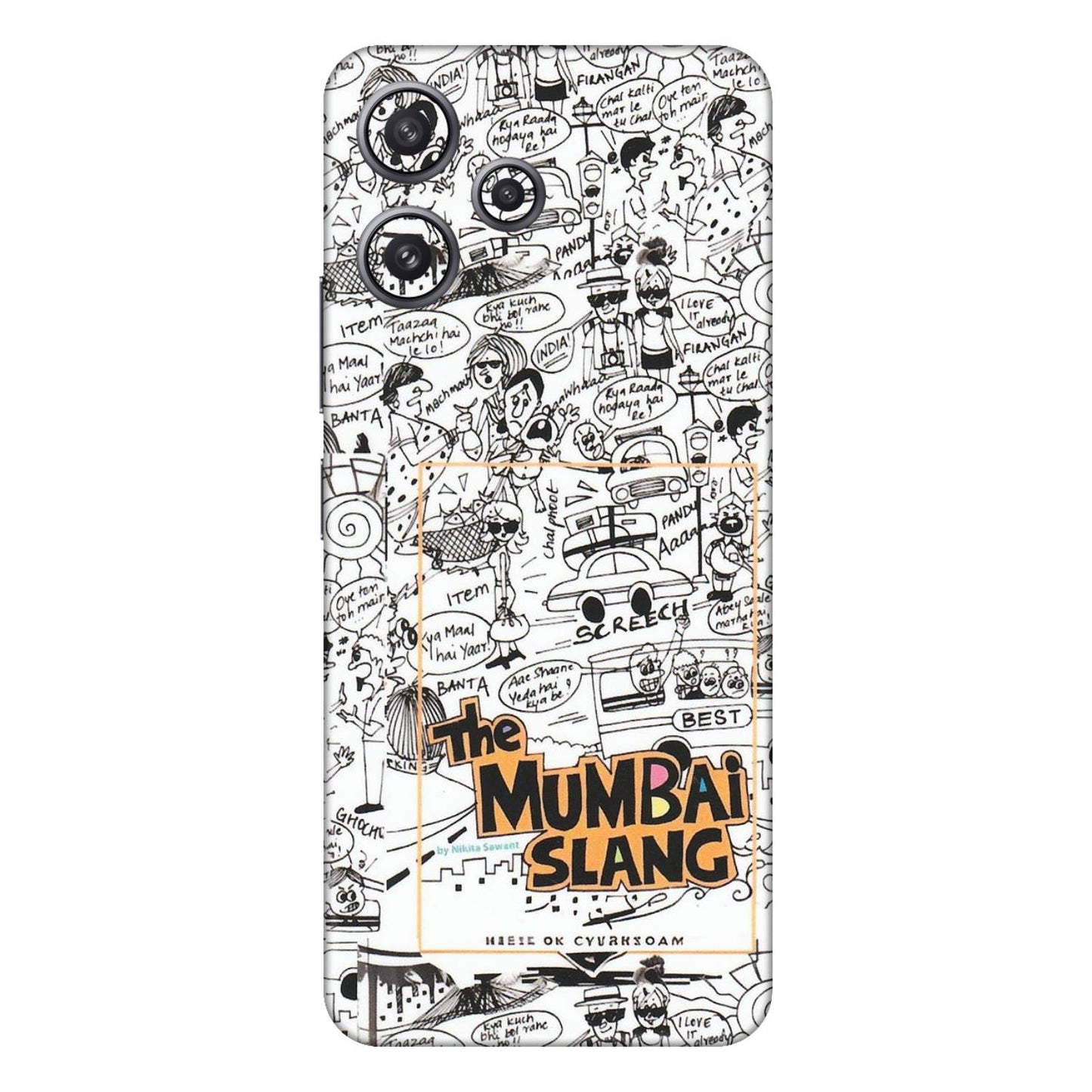 Xiaomi Redmi Phone Skins (All Models) - The Mumbai Slang - Matte Finish (M-142) Redmi 12 5G