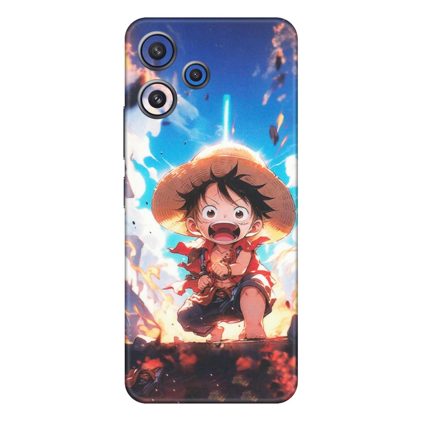 Xiaomi Redmi Phone Skins (All Models) - Toon One Piece Cute Character - Matte Finish (M-35) Redmi 12 5G