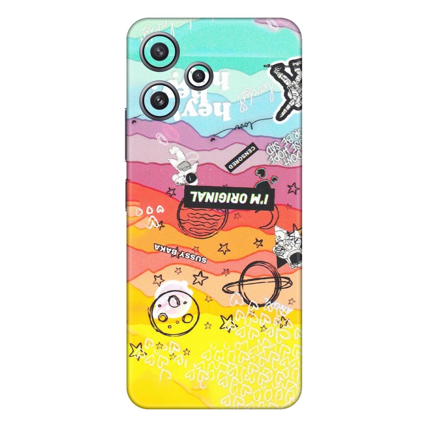 Xiaomi Redmi Phone Skins (All Models) - The Original Astronaut - Matte Finish (M-79) Redmi 12 5G