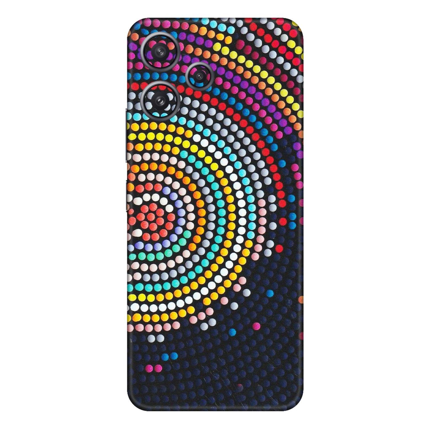 Xiaomi Redmi Phone Skins (All Models) - Rainbow Dot Mandala - Matte Finish (M-97) Redmi 12 5G