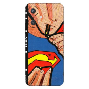 Xiaomi Redmi Phone Skins (All Models) - Superman Sutta - 3D Embossed Finish (L-130) Redmi 13C 5G