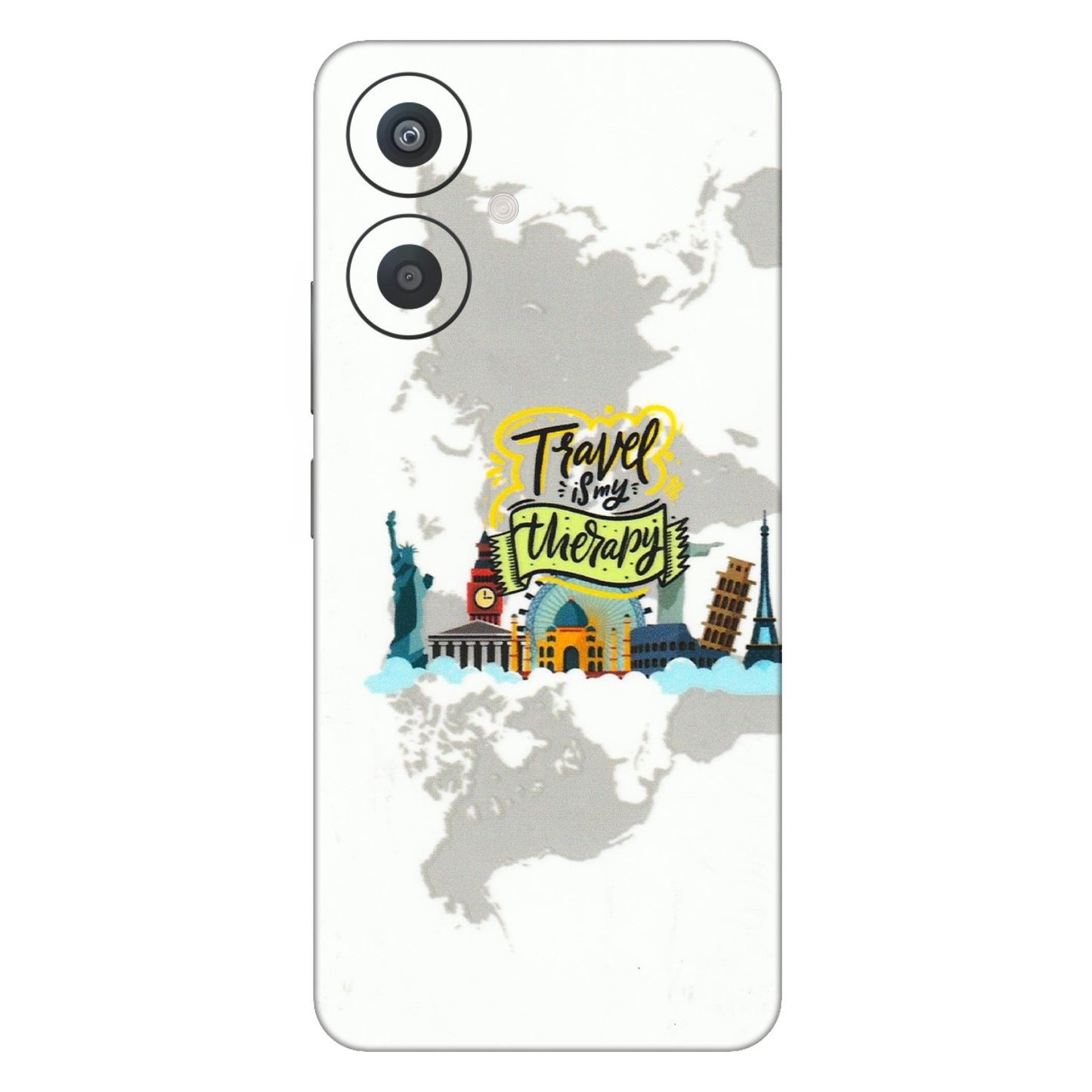 Xiaomi Redmi Phone Skins (All Models) - Travel Therapy - 3D Embossed Finish (L-199) Redmi 13C 5G