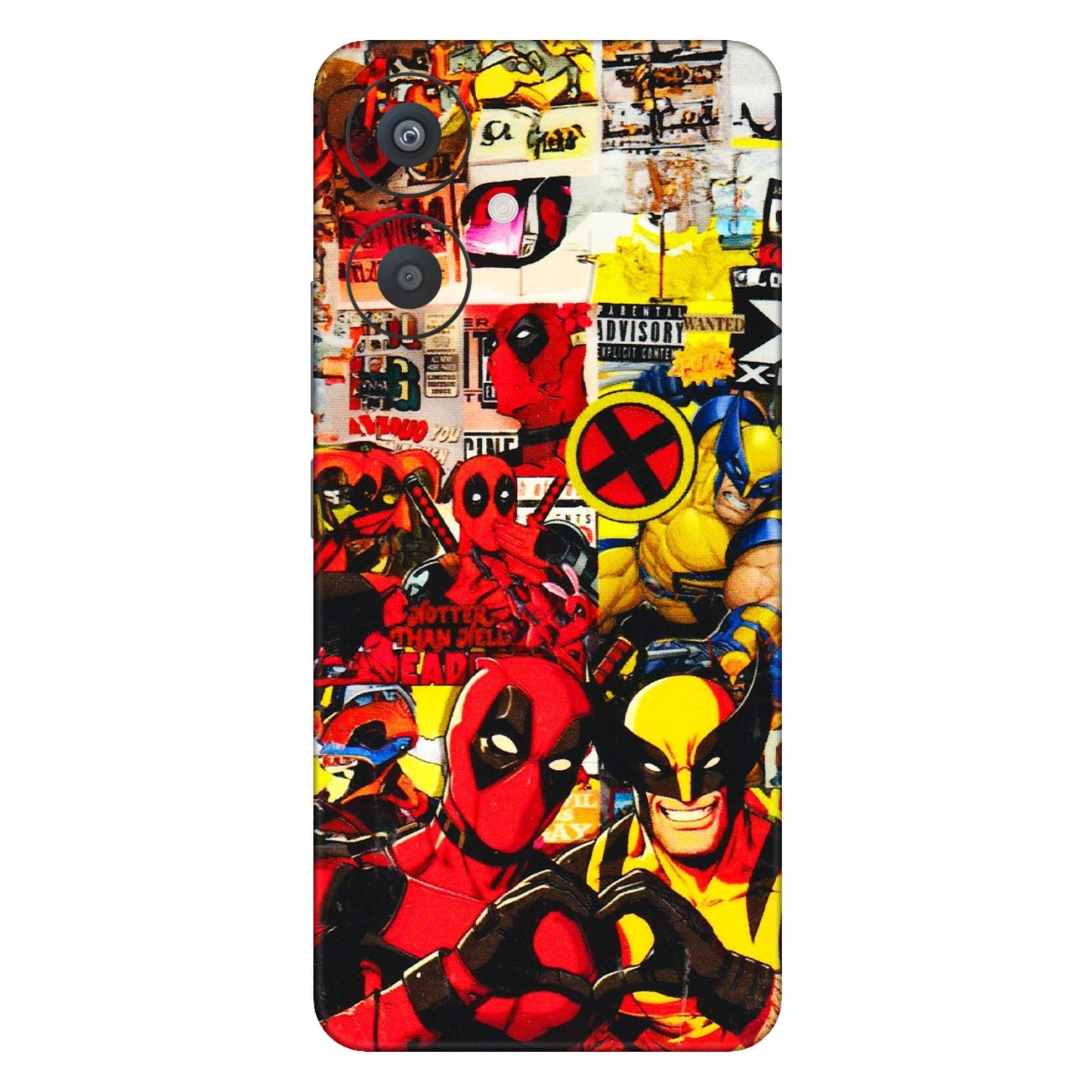 Xiaomi Redmi Phone Skins (All Models) - Spidy Wolverine - 3D Embossed Finish (L-310) Redmi 13C 5G