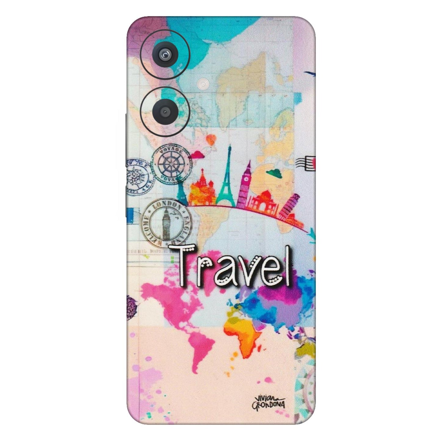 Xiaomi Redmi Phone Skins (All Models) - Travel The Wonders - Matte Finish (M-108) Redmi 13C 5G