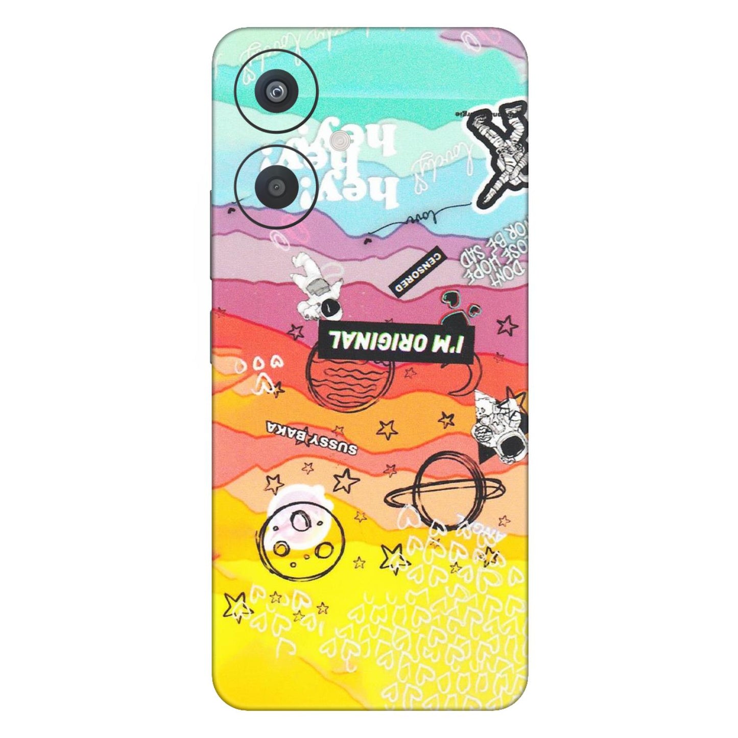 Xiaomi Redmi Phone Skins (All Models) - The Original Astronaut - Matte Finish (M-79) Redmi 13C 5G