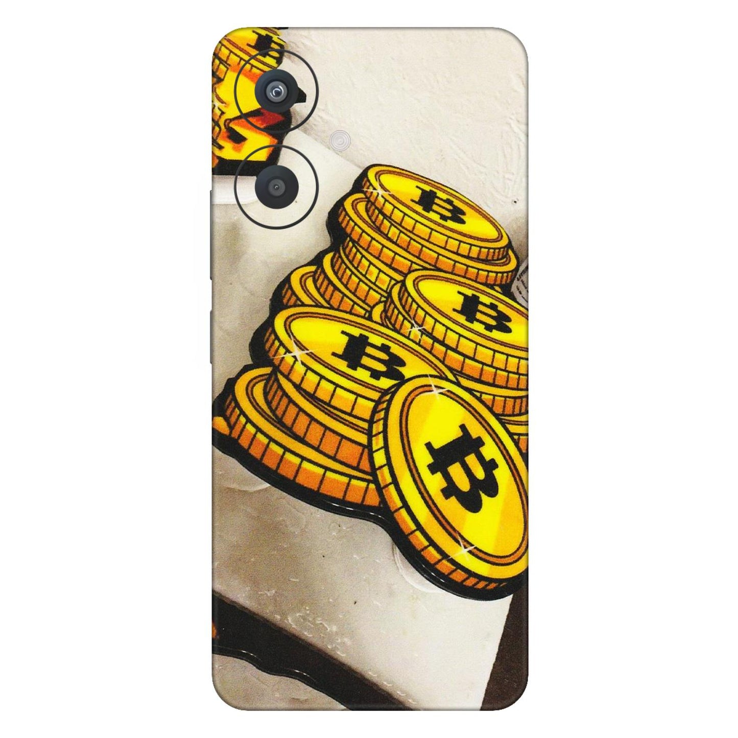 Xiaomi Redmi Phone Skins (All Models) - Billionaire Bitcoin Collection - Matte Finish (M-92) Redmi 13C 5G