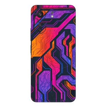 Xiaomi Redmi Phone Skins (All Models) - Tech Circuits Futuristic - 3D Embossed Finish (L-07) Redmi 13C
