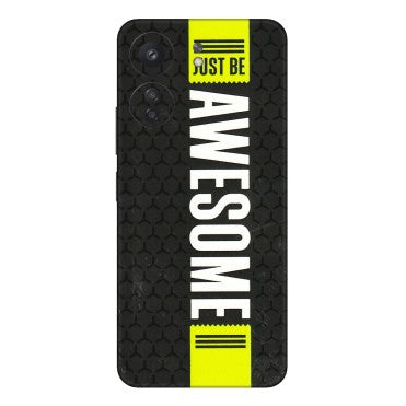 Xiaomi Redmi Phone Skins (All Models) - Just Be Awesome - 3D Embossed Finish (L-101) Redmi 13C
