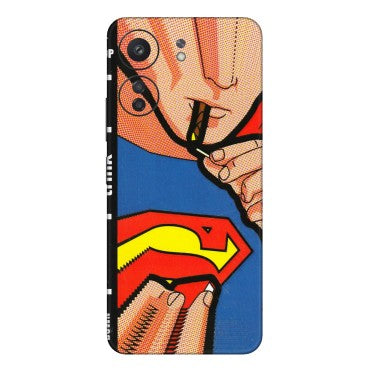Xiaomi Redmi Phone Skins (All Models) - Superman Sutta - 3D Embossed Finish (L-130) Redmi 13C