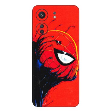 Xiaomi Redmi Phone Skins (All Models) - Spiderman Face Venom - 3D Embossed Finish (L-165) Redmi 13C