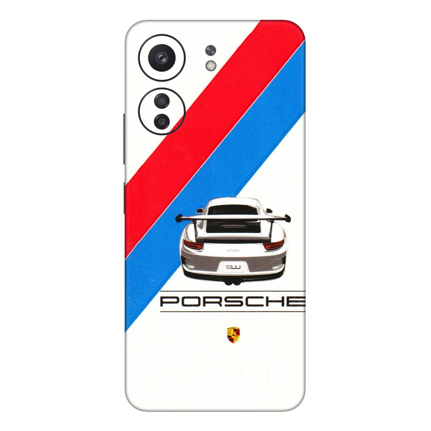 Xiaomi Redmi Phone Skins (All Models) - Porche Car Sober Logo - 3D Embossed Finish (L-248) Redmi 13C