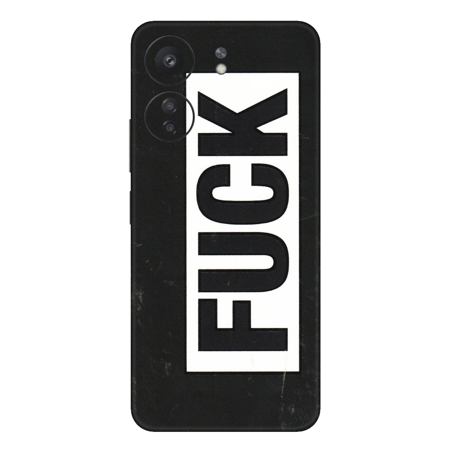 Xiaomi Redmi Phone Skins (All Models) - The F Word - 3D Embossed Finish (L-255) Redmi 13C