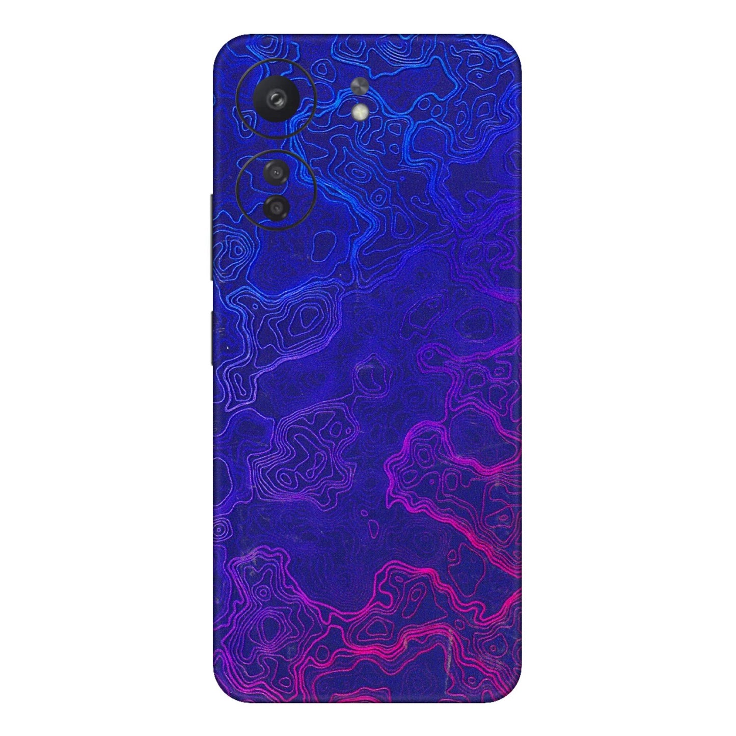 Xiaomi Redmi Phone Skins (All Models) - Purple Ripples Swirl - 3D Embossed Finish (L-314) Redmi 13C