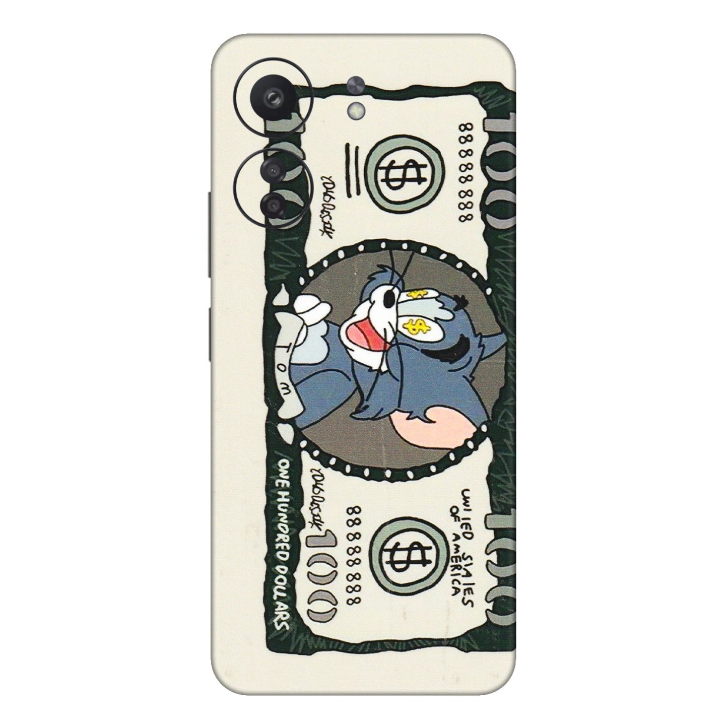Xiaomi Redmi Phone Skins (All Models) - Tom Hundred Dollar - 3D Embossed Finish (L-324) Redmi 13C