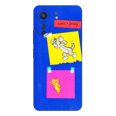 Xiaomi Redmi Phone Skins (All Models) - Tom N Jerry Sticky Notes - 3D Embossed Finish (L-88) Redmi 13C