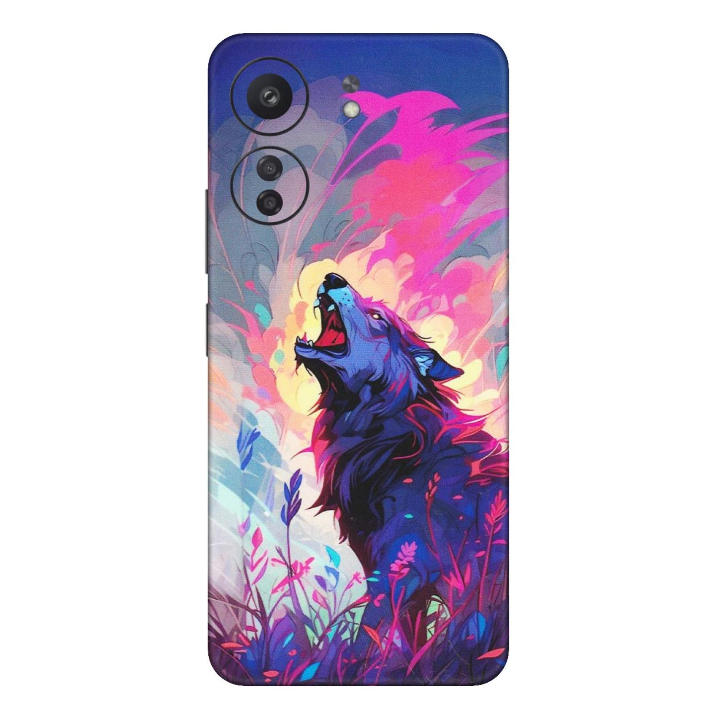 Xiaomi Redmi Phone Skins (All Models) - New Wild Wolf Abstract - Matte Finish (M-125) Redmi 13C